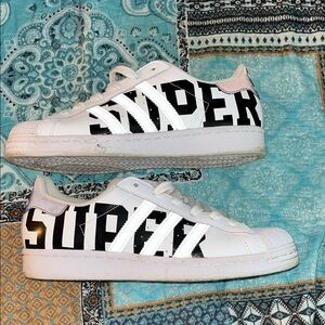 adidas White and Black Women's Sneakers